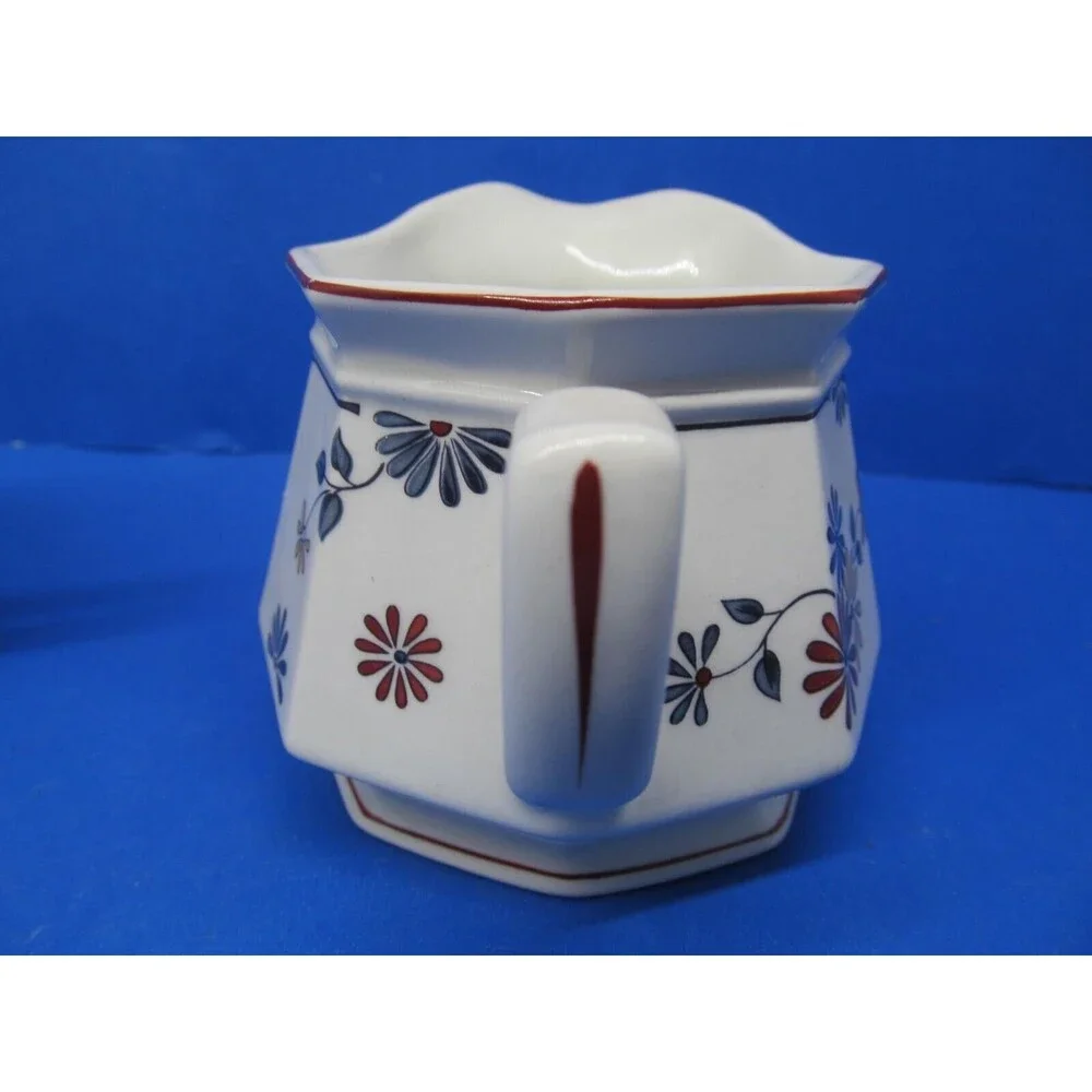 Adams Ironstone Vermont Covered Sugar Dish And Creamer Excellent Cond